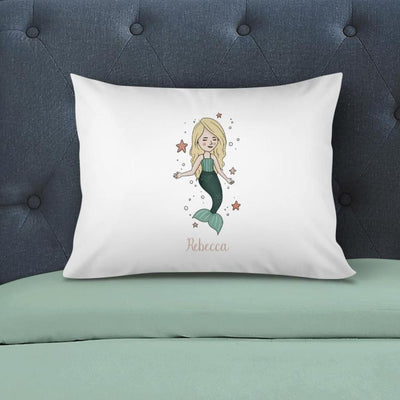 Personalized Kids' Mermaid Pillowcases -  - Wingpress Designs