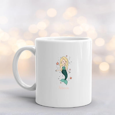Personalized Mermaid Mugs 11oz. -  - Completeful