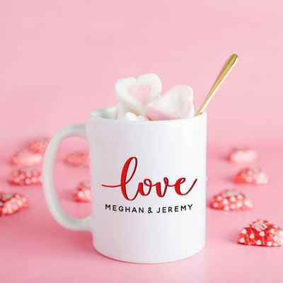 Personalized Hearts Day Mugs -  - Completeful