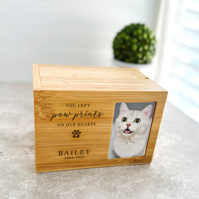 Personalized Wooden Pet Urn -  - Qualtry
