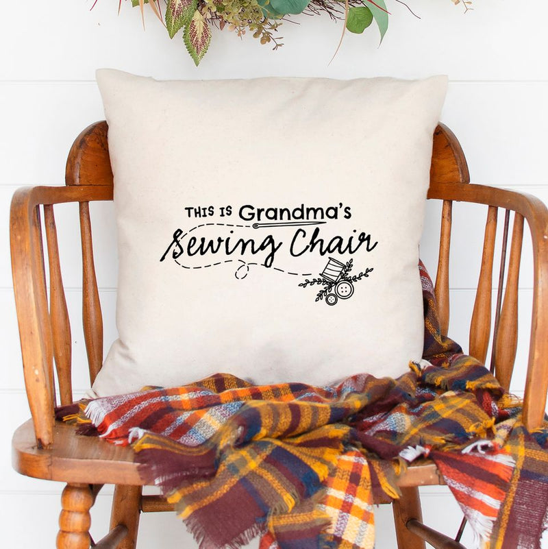 Personalized Sitting Chair Throw Pillow Covers -  - Wingpress Designs