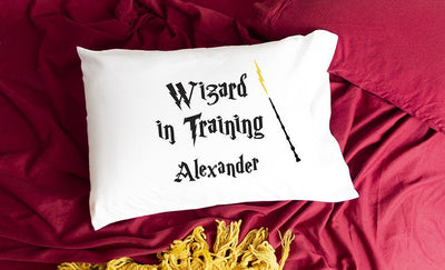 Personalized Kids Wizard Pillowcases -  - Wingpress Designs