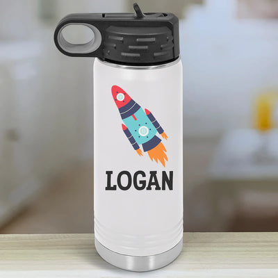 Personalized Kids Water Bottle Tumblers - Outer Space -  - Lazerworx