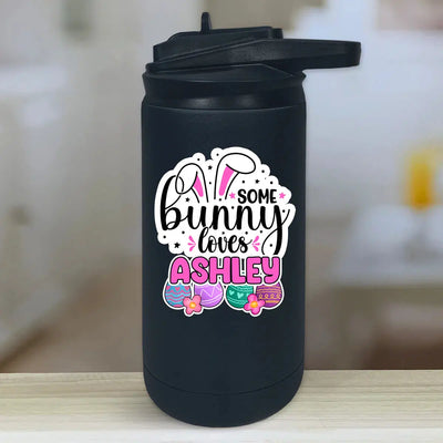 Personalized Kids Water Bottle Tumblers - Some Bunny -  - Lazerworx