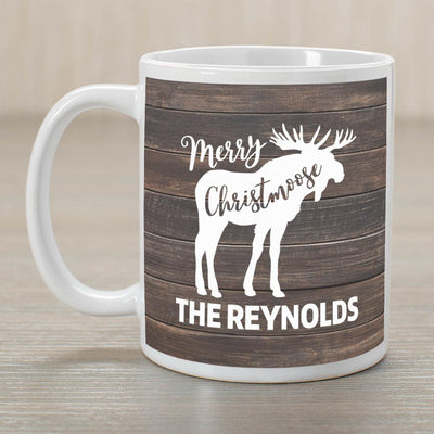 Personalized Merry Christmoose Coffee Mug -