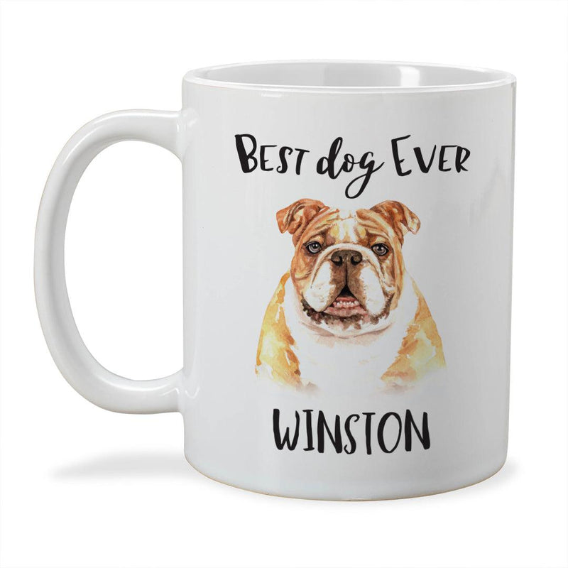 Personalized Choose Your Dog Best Dog Ever Christmas Mug -