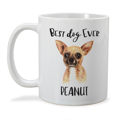 Personalized Choose Your Dog Best Dog Ever Christmas Mug -