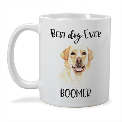 Personalized Choose Your Dog Best Dog Ever Christmas Mug -