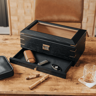 Royal Glass Top Humidor -