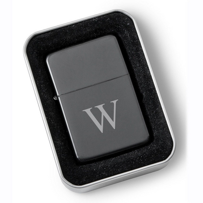 Personalized Matte Black Wind Proof Lighter -  - Lazerworx