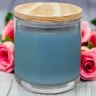 Personalized Valentine's Day Scented Candles - Fresh Linen