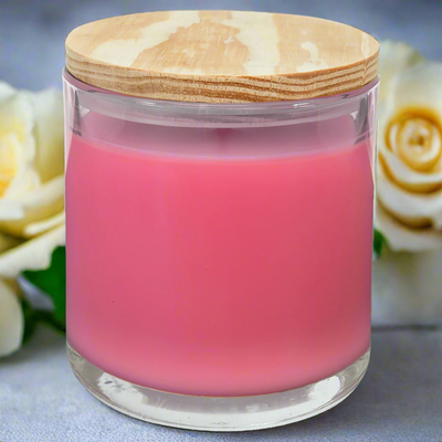 Personalized Valentine's Day Scented Candles - Peony Rose