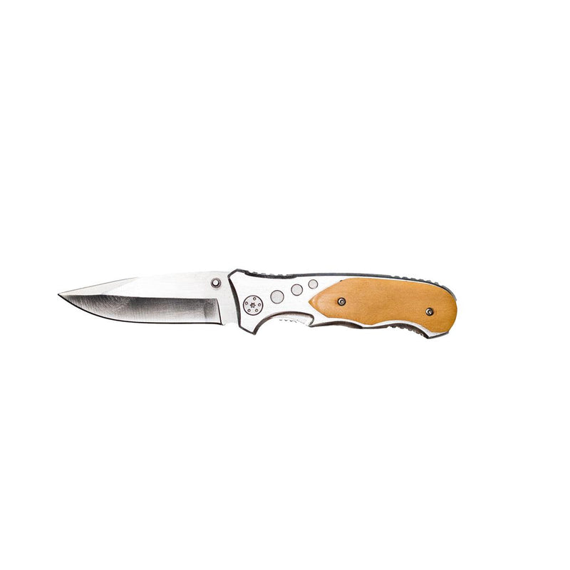 Personalized Silver Blade Knife with Aluminum Handle -