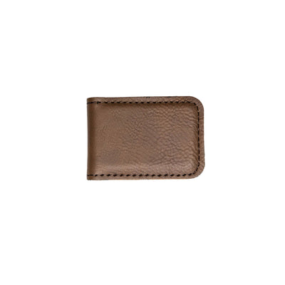 Personalized Leather Money Clip -