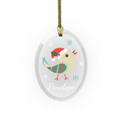 Personalized Christmas Bird Ornamnet -