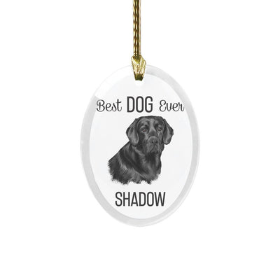 Personalized Choose Your Dog Best Dog Ever Christmas Ornament -