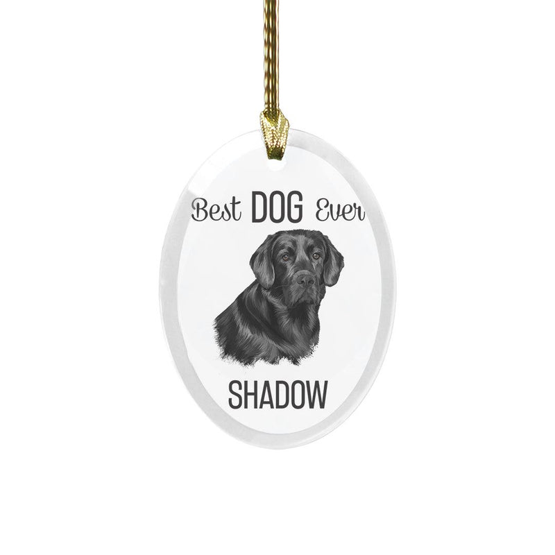 Personalized Choose Your Dog Best Dog Ever Christmas Ornament -