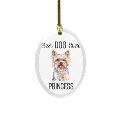 Personalized Choose Your Dog Best Dog Ever Christmas Ornament -