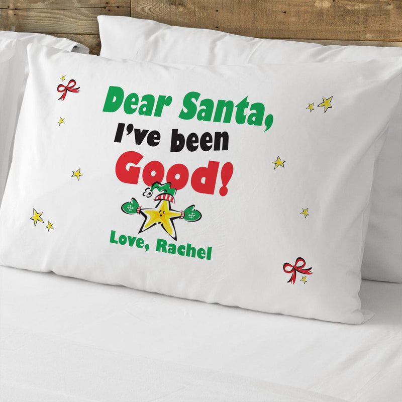 Personalized Dear Santa Pillowcase -