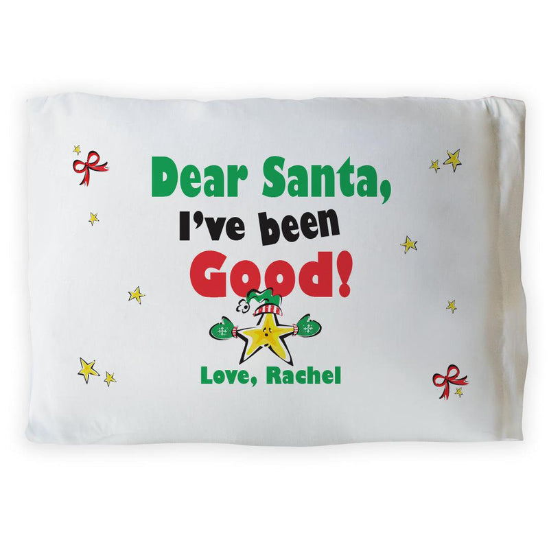 Personalized Dear Santa Pillowcase -
