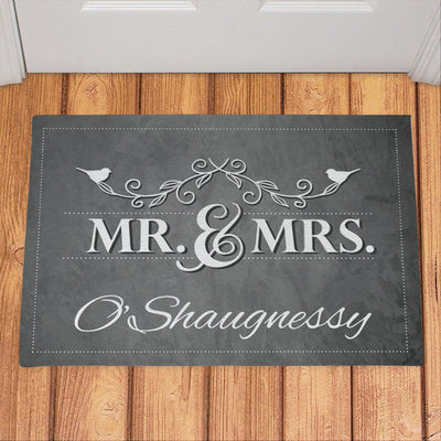 Personalized Mr. & Mrs. Doormat -
