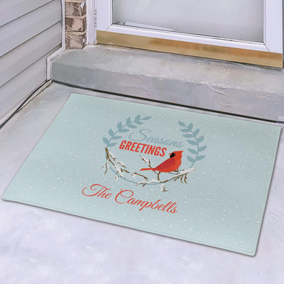 Personalized Cardinal Doormat -