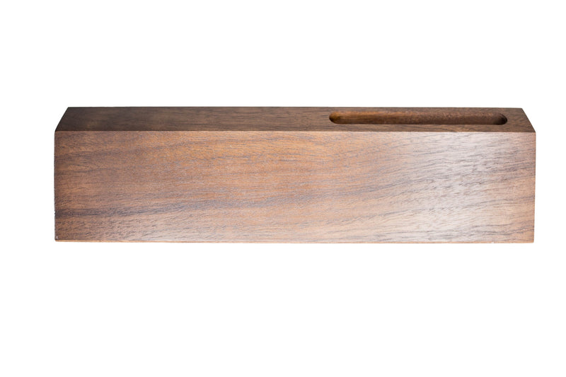 Personalized Desk Wedge with Card Holder -