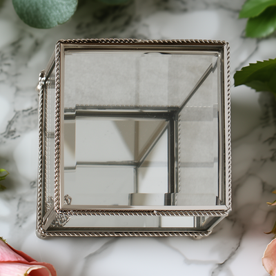 Personalized Glass Jewelry Box -
