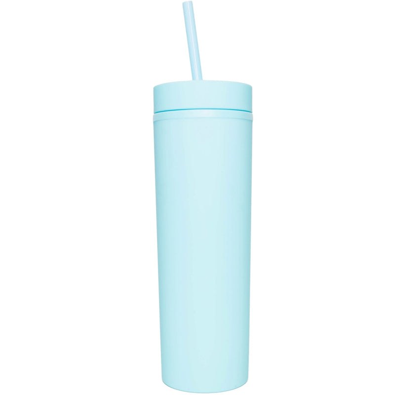 Personalized Skinny Tumbler 16oz - Blue - Completeful