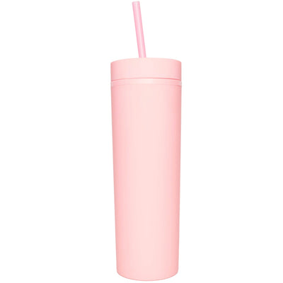 Personalized Skinny Tumbler 16oz - Pink - Completeful