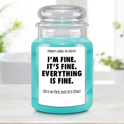 Personalized Candles - Create your Own Text - FIJI