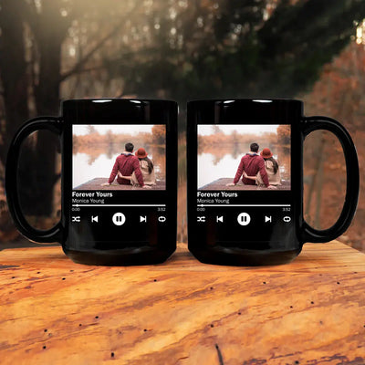 Personalized Photo & Song Double Sided Premium Mug -  - Lazerworx