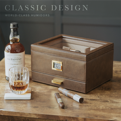 Belmont Glass Top Humidor -
