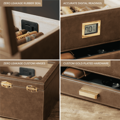Belmont Glass Top Humidor -