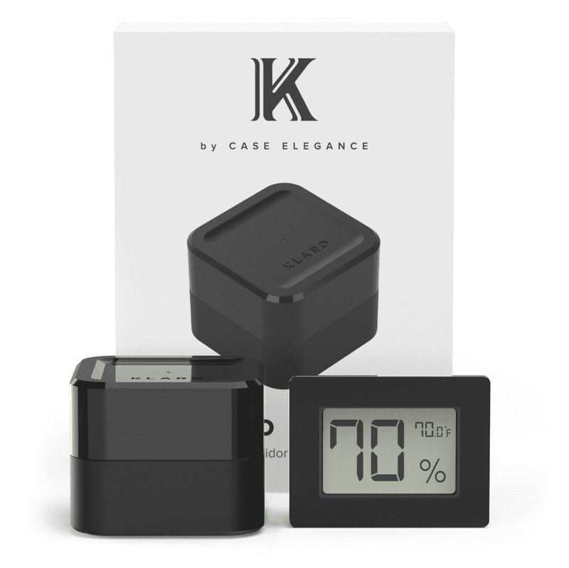 Klaro Valet - Smart Humidor - Black Finish (MAG Black, MAG Carbon)