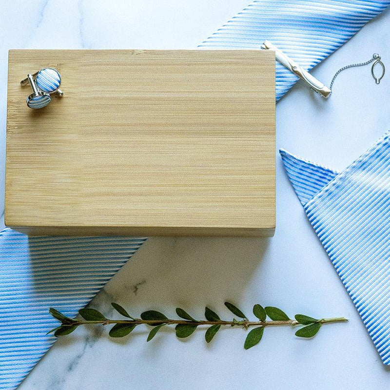 Personalized Gift Box for Dad - Light Blue - JDS