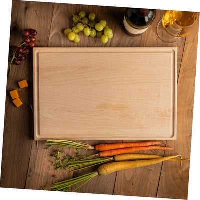 Personalized 11x17 Friendsgiving Cutting Board with Grooves -