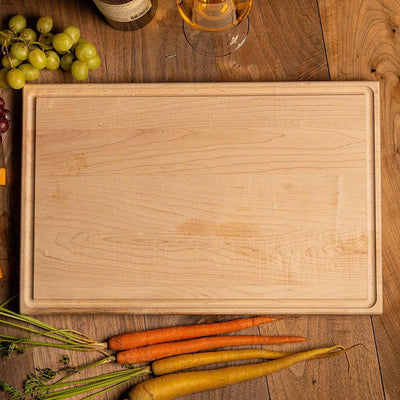 Personalized 11x17 Friendsgiving Cutting Board with Grooves -