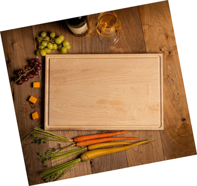 Personalized 11x17 Friendsgiving Cutting Board with Grooves -