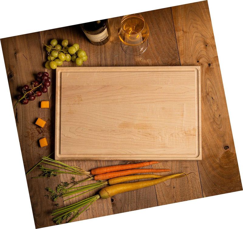 Personalized 11x17 Friendsgiving Cutting Board with Grooves -