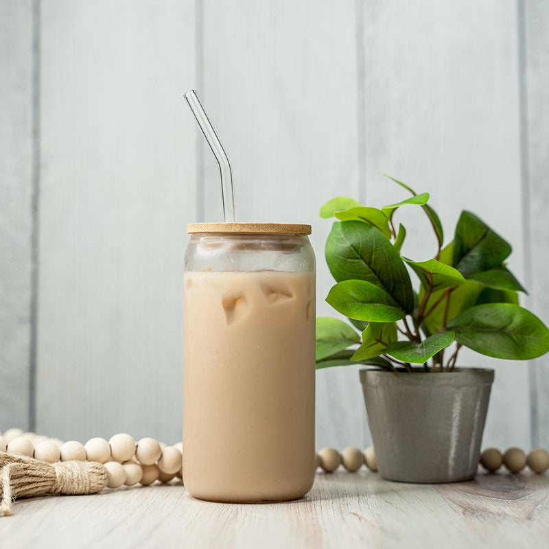 Personalized 16oz. Glass Can for Mom -