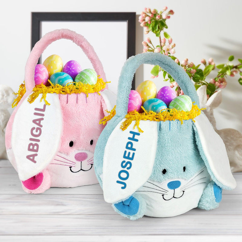Personalized Embroidered Easter Basket -