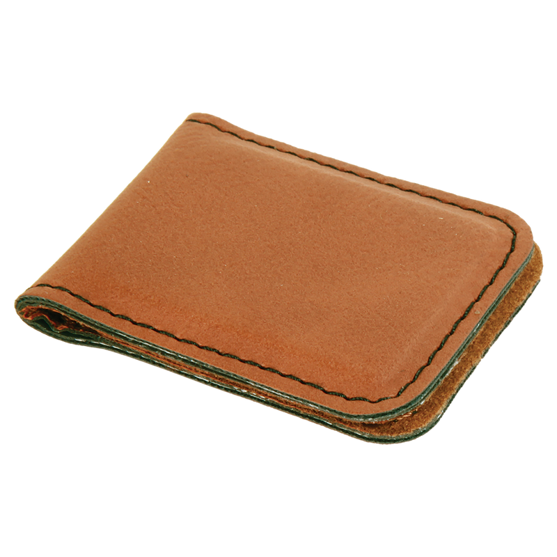 Personalized Leather Money Clip -