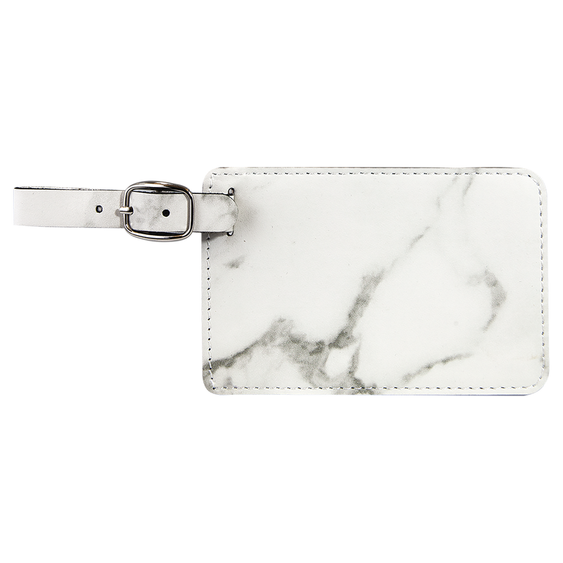 Personalized Luggage Tags - Marble - Completeful