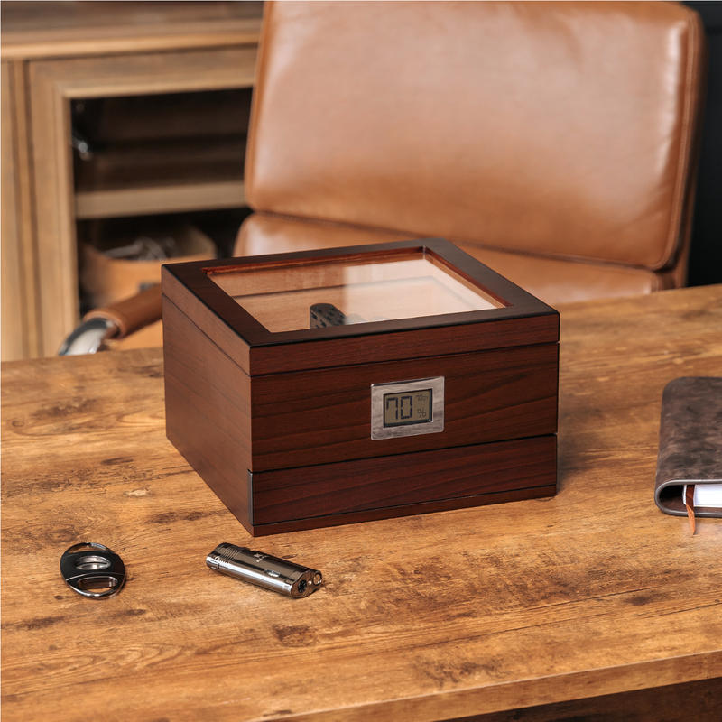 Renzo Glass Top Humidor -