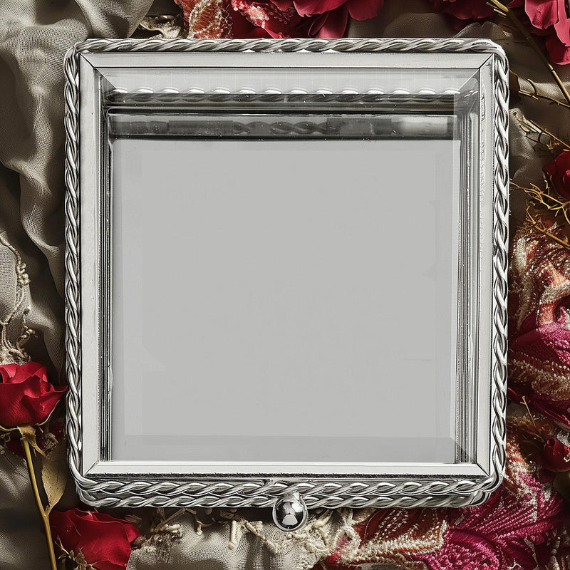 Personalized Glass Jewelry Box -