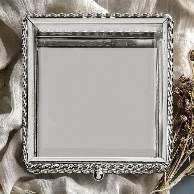 Personalized Glass Jewelry Box -