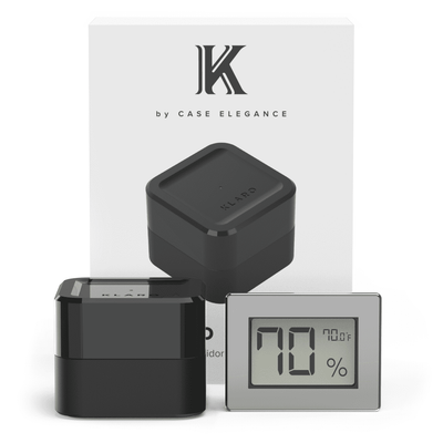 Klaro Valet - Smart Humidor - Gunmetal Finish (Military Black, Military Green, Luca Brown, Kobi)