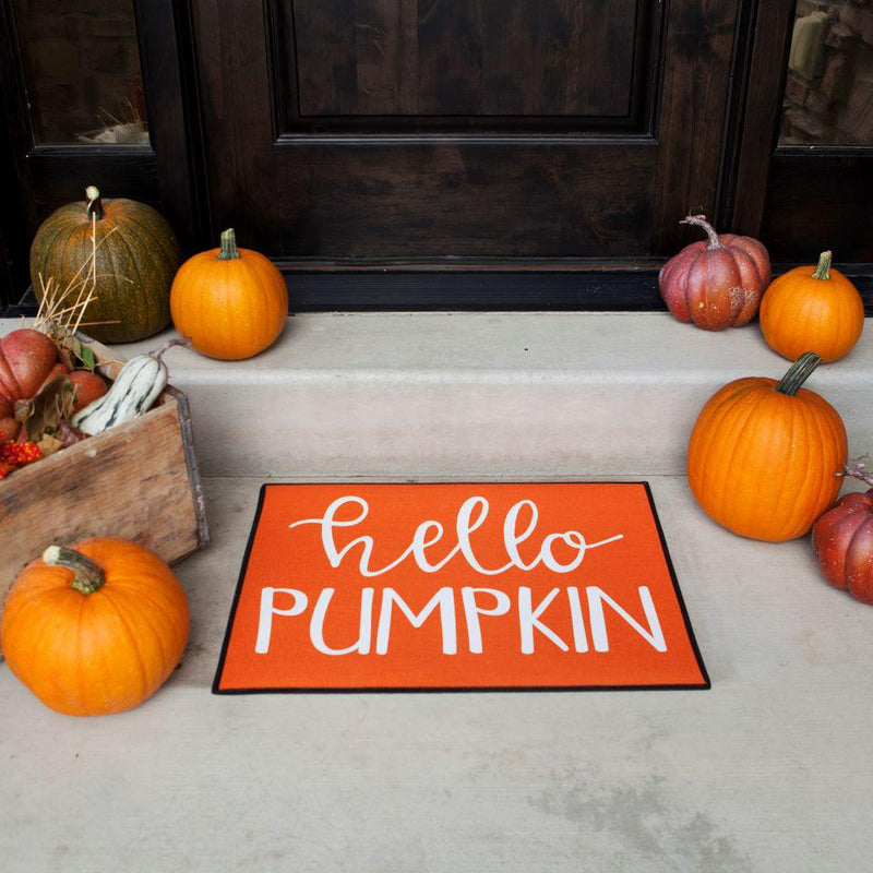 Hello Pumpkin Fall Doormats - Medium - Qualtry