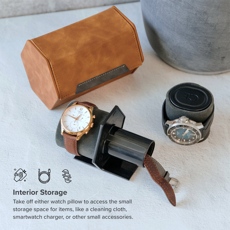 HEX Travel Watch Roll - 2 Slot -